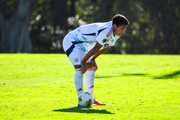 Costa Rica national team, Nationalteam against Bermuda National team. 2026 Concacaf Under - 20 Qualifiers Costa Rica National team midfielder David Garro (9) in action during the match between the U-20 National Teams of Costa Rica and Bermuda, played on 02.03.26 at at the FCRF-Plycem Sports Complex in Alajuela, Costa Rica as part of the 2026 Concacaf Under - 20 Qualifiers. Photo Jose Campos PMEimages. Alajuela Alajuela Costa Rica Copyright: xJosexCamposx xPMEimagesx
