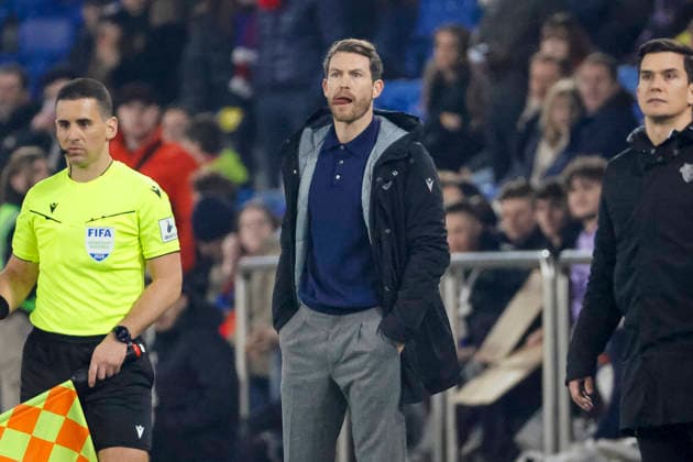 Stephan Lichtsteiner FC Basel, Coach , Switzerland, Football, Super League, 28 Matchday, 2025 2026, FC Basel vs Grasshopper Club Zürich, 05 03 2026, Basel Sankt Jakob Park Switzerland Copyright: xGrantxHubbsx