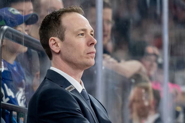 Tyler Haskins Head Coach, Grizzlys Wolfsburg Portrait Portraet GER, EHC Red Bull Muenchen vs Grizzlys Wolfsburg, Ice Hockey, DEL, 49 Matchday, Season 2025 2026, 06 03 2026 GER, EHC Red Bull Muenchen vs Grizzlys Wolfsburg, Ice Hockey, DEL, 49 Matchday, Season 2025 2026, 06 03 2026 Muenchen Copyright: xEibner-Pressefoto HeikexFeinerx EP_HFR