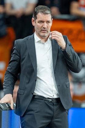 Ty Harrelson ratiopharm ulm, Head Coach , GER, ratiopharm Ulm vs MHP Riesen Ludwigsburg, Basketball Bundesliga, easycredit BBL, 22 Matchday, Season 2025 2026, 06 03 2026, GER, ratiopharm Ulm vs MHP Riesen Ludwigsburg, Basketball Bundesliga, easycredit BBL, 22 Matchday, Season 2025 2026, 06 03 2026 New Ulm Copyright: xEibner-Pressefoto SaschaxWaltherx EP_EER