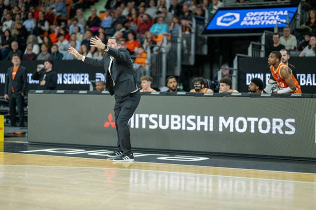 Ty Harrelson ratiopharm ulm, Head Coach , GER, ratiopharm Ulm vs MHP Riesen Ludwigsburg, Basketball Bundesliga, easycredit BBL, 22 Matchday, Season 2025 2026, 06 03 2026, GER, ratiopharm Ulm vs MHP Riesen Ludwigsburg, Basketball Bundesliga, easycredit BBL, 22 Matchday, Season 2025 2026, 06 03 2026 New Ulm Copyright: xEibner-Pressefoto SaschaxWaltherx EP_EER