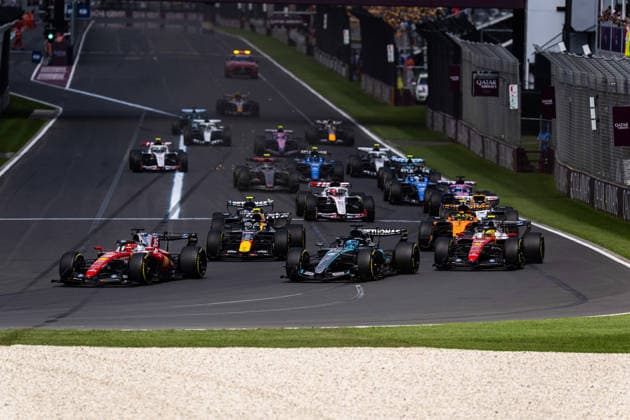 START OF THE RACE during the Race of Formula 1 Qatar Airways Australian Grand Prix 2026 at Albert Park Circuit in Melbourne, Australia. Round 1 of the 2026 FIA Formula One World Championship, WM, Weltmeisterschaft held March 6-8, 2026. The Albert Park street circuit hosts the season opener for the 40th time in its F1 history.  Copyright: xAlessioxDexMarcox xAvens-images.com AvensImages IPAxSportx xipa-agency.netx xx IPA_72570414 IPA_Agency_IPA72570414