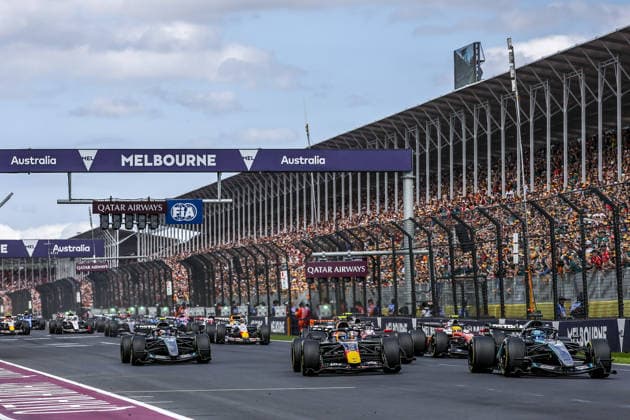 MELBOURNE, AUSTRALIA - MARCH 8: Start of the F1 Grand Prix of Australia at Albert Park Circuit on March 8, 2026 in Melbourne, Australia.(Photo by Paddocker) Copyright: xQianxJun Paddocker-SPPx Sportspressphoto_SPR105664