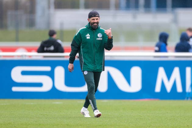 11 03 2026 Soccer Training of FC Schalke 04 Coach Miron Muslic FC Schalke 04 Gelsenkirchen Training ground FC Schalke 04 NRW Germany xRHR PHOTO YYx Copyright: RHR-FOTOx RHR-FOTO YY