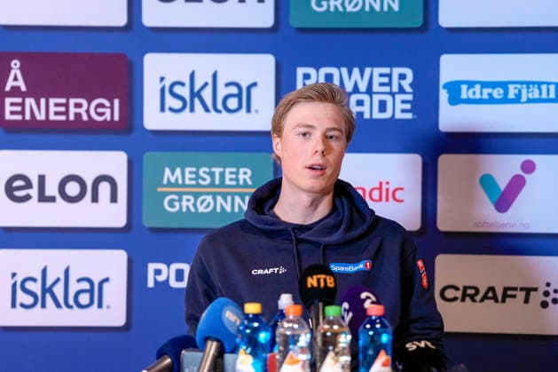 Media meeting with the Ski Association Oslo 20260313 Einar Hedegart during a media meeting with the Ski Association ahead of the 50km in Scandic Holmenkollen Park Photo Javad Parsa NTB Oslo Norway EDITORIAL USE ONLY RESTRICTED USE FOR BETTING COMPANIES  Copyright: xJavadxParsax xNTBx