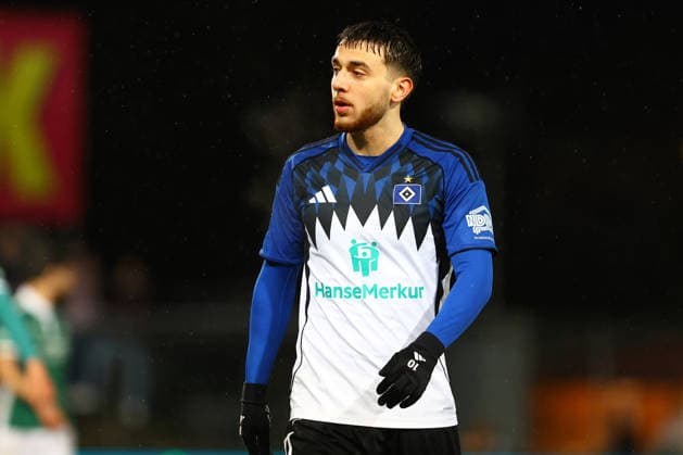 10 Bilal Yalcinkaya Hamburger SV U21 Fußball I Herren I Regionalliga Nord I Saison 2025 2026 I 25 Spieltag I VfB Lübeck Hamburger SV U21 I 13 03 2026 I Stadion an der Lohmühle