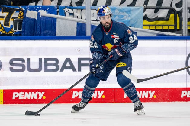 Ryan Murphy EHC Red Bull Muenchen, 24 GER, EHC Red Bull Muenchen vs Straubing Tigers, Ice Hockey, DEL, 51 Matchday, Season 2025 2026, 13 03 2026 GER, EHC Red Bull Muenchen vs Straubing Tigers, Ice Hockey, DEL, 51 Matchday, Season 2025 2026, 13 03 2026 Muenchen Copyright: xEibner-Pressefoto FranzxFeinerx EP_HFR