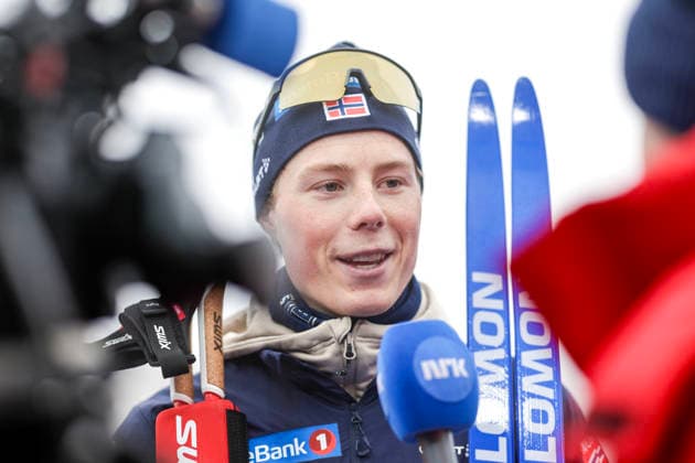 Holmenkollen Ski Festival 2025 Oslo 20260314 Einar Hedegart takes first place in the 50 km classic cross country skiing in the World Cup in Holmenkollen on Saturday Photo Terje Pedersen NTB Oslo Norway EDITORIAL USE ONLY RESTRICTED USE FOR BETTING COMPANIES  Copyright: xChristofferxAndersenx xNTBx