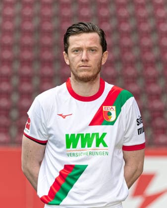 Michael Gregoritsch FC Augsburg 1907 1 BL, portrait date 2025 2026,