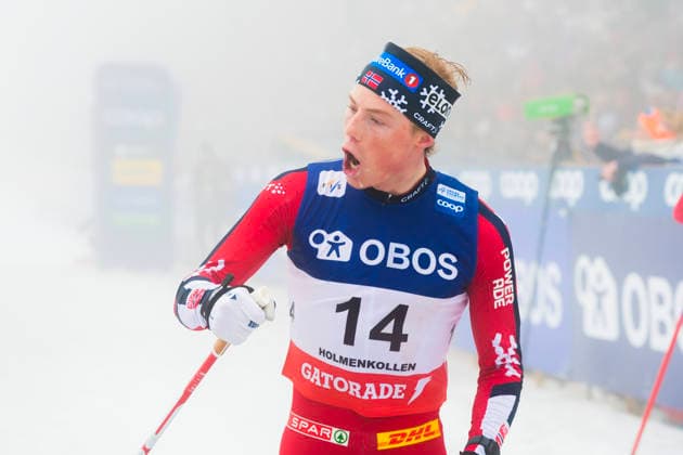 Holmenkollen Ski Festival 2025 Oslo 20260314 Einar Hedegart during the 50 km free technique cross country skiing World Cup in Holmenkollen on Saturday Photo Terje Pedersen NTB Oslo Norway EDITORIAL USE ONLY RESTRICTED USE FOR BETTING COMPANIES  Copyright: xTerjexPedersenx xNTBx