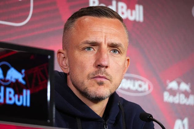 Football Austria, Admiral Bundesliga 2025 2026, Matchday 23, Champions Group FC Red Bull Salzburg vs SK Rapid Wien Red Bull Arena Wals Siezenheim, Salzburg Daniel Beichler at the post-match press conference Copyright: xLukasxBierederx