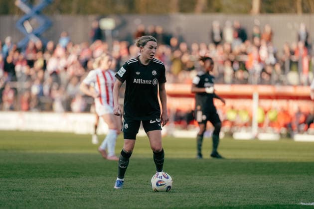 15.03.26, Women, Football, Google Pixel Frauen Bundesliga, Season 2025 2026, 1.FC Köln vs. FC Bayern München, Matchday 20 Barbara Dunst ( 28 - FC Bayern München) Cologne Franz-Kremer-Stadium NRW Deutschland