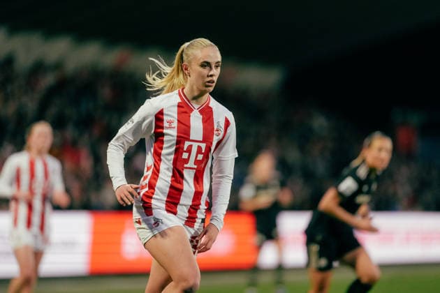 15.03.26, Women, Football, Google Pixel Frauen Bundesliga, Season 2025 2026, 1.FC Köln vs. FC Bayern München, Matchday 20 Carolin Elsen ( 1.FC Köln) debut match Cologne Franz-Kremer-Stadium NRW Deutschland