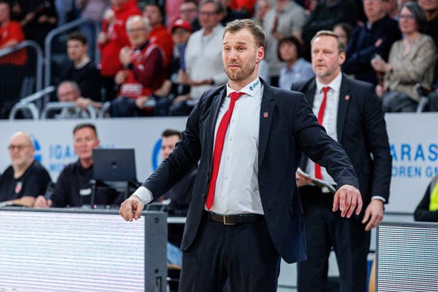 Anton Gavel BMA365 Bamberg Baskets, Coach , single picture, single photo, portrait, portraet, BMA365 Bamberg Baskets vs FC Bayern Muenchen Basketball, Basketball, easyCredit BBL, 24 Matchday, 15 03 2026 BMA365 Bamberg Baskets vs FC Bayern Muenchen Basketball, Basketball, easyCredit BBL, 24 Matchday, 15 03 2026 Bamberg Copyright: xEibner-Pressefoto G.xSantemizx EP_EER