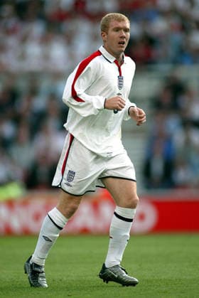 England V Slovakia, UEFA European Championships Qualifying Match Paul Scholes of England running during the UEFA European Championships Qualifying Match match between England and Slovakia at Riverside Stadium on June 11, 2003 in Middlesbrough, England. Middlesbrough Riverside Stadium England United Kingdom Copyright: xAllstarxPicturexLibraryxLtdx