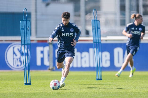 19 03 2026, Football, Training of FC Schalke 04 Adrian Gantenbein FC Schalke 04 Gelsenkirchen Training ground FC Schalke 04 NRW Germany xRHR PHOTO YYx Copyright: RHR-FOTOx RHR-FOTO YY