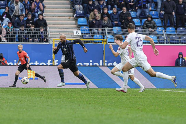 21 03 2026, xhettx, Fussball 3 Liga, SV Waldhof Mannheim Erzgebirge Aue v l Boyd Terrence SV Waldhof Mannheim, 13 by to 2 1 DFL DFB REGULATIONS PROHIBIT ANY USE OF PHOTOGRAPHS as IMAGE SEQUENCES and or QUASI VIDEO
