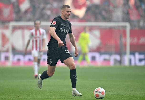 Nico Elvedi Bor Mönchengladbach Action Football 1 Bundesliga, 27 Matchday, 1 FC Koeln Borussia Moenchengladbach 3 3 on 21 03 2026 in Koeln Germany DFL regulations prohibit any use of photographs as image sequences and or quasi video Â
