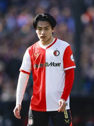 ROTTERDAM - Ayase Ueda of Feyenoord during the Dutch Eredivisie match between Feyenoord and AFC Ajax at Feyenoord stadium De Kuip on March 22, 2026 in Rotterdam, the Netherlands. MAURICE VAN STEEN ANP Eredivisie 2025-2026 xVIxANPxSportx xMauricexvanxSteenxIVx 554076496 originalFilename: 554076496