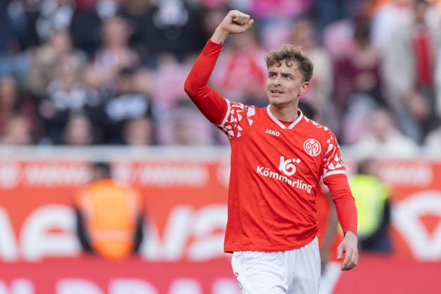 1 FSV Mainz 05 Eintracht Frankfurt, 1 FBL Nikolas Veratschnig Mainz, 22 Bundesliga match between 1 FSV Mainz 05 and Eintracht Frankfurt on March 22, 2026 at the MEWA Arena in Mainz , Mainz Rheinland Pfalz Germany MEWA Arena