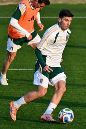 Foto IPP Lisa Guglielmi Coverciano - Firenze - 23 03 2026 Raduno della Nazionale di Calcio dell Italia nella foto Nicolò Cambiaghi Italy Photo Press - World Copyright italy ITALY Copyright: xR4924_italyphotopressx