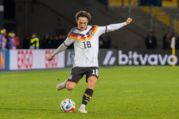 Germany, Football, UEFA, European Championship Qualification U21 2025 26, Group F , Germany vs Northern Ireland, 27 03, Eintracht Stadium, Braunschweig, Germany Mika Baur Germany U21 16 Copyright: xSvenxHeidmannx