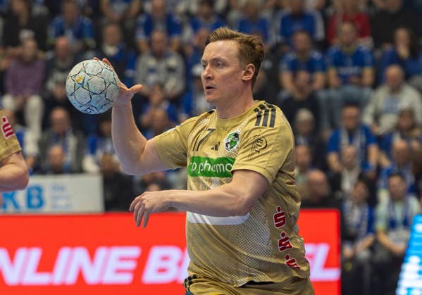 August Pedersen TSV Hannover Burgdorf VfL Gummersbach TSV Hannover Burgdorf, Handball Daikin HBL Handball Bundesliga, Matchday 26, 28 03 2026 Copyright: HMBxMedia xMarcoxBader