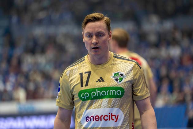 August Pedersen TSV Hannover Burgdorf VfL Gummersbach TSV Hannover Burgdorf, Handball Daikin HBL Handball Bundesliga, Matchday 26, 28 03 2026 Copyright: HMBxMedia xMarcoxBader