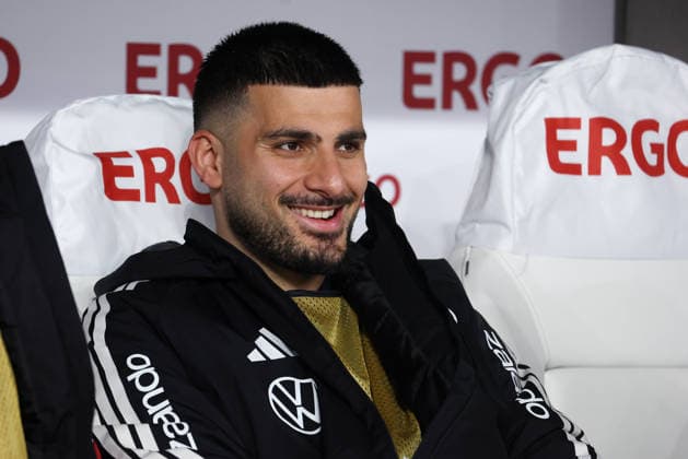 Stuttgart, Germany international soccer match against Ghana, Deniz Undav GER on the bench