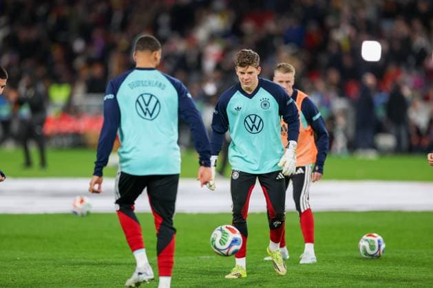 Finn Dahmen 21 Germany during warm up, Germany vs Ghana, Football, Friendly match, 30 03 2026 Stuttgart Baden Wuerttemberg Germany Copyright: xkolbert-press ChristianxKolbertx