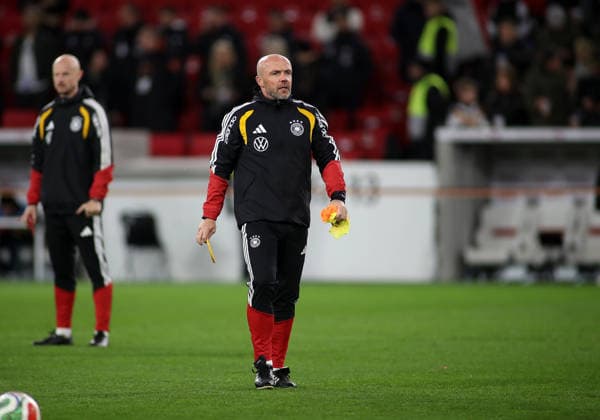 Germany Ghana, Football, Mens season 2025 2026, International match, Friendly match, MHP Arena Alfred Schreuder, Assistant Coach Germany here on the pitch during warm-up