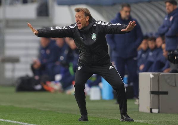 International soccer friendly - Serbia vs Saudi Arabia Saudi Arabia s head coach Herve Renard gestures during the international soccer friendly match between Serbia and Saudi Arabia, in Backa Topola, Serbia, 31 March 2026. BACKA TOPOLA SERBIA  Copyright: xANDREJxCUKICx