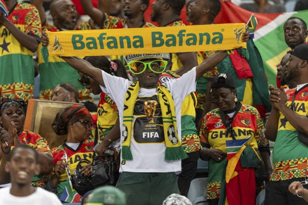Fans during the International Friendly, Länderspiel, Nationalmannschaft between South Africa and Panama, held as part of preparations for the 2026 World Cup, at Moses Mabhida Stadium in Durban on 27 March 2026. Photo: Sportzpics Copyright: xSportzpicsx xSportsxPressxPhotox Sportspressphoto_SPR122103