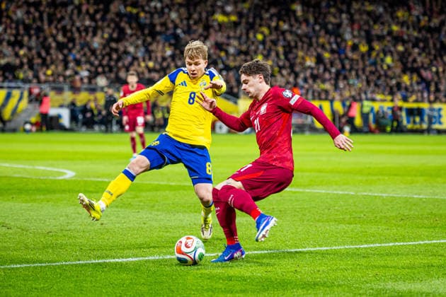 31.03.2026 SZTOKHOLM, STRAWBERRY ARENA, PILKA NOZNA (FOOTBALL) ELIMINACJE MISTRZOSTW SWIATA FIFA 2026 ( FIFA World Cup, WM, Weltmeisterschaft, Fussball 26 UEFA Qualifiers ) FINAL BARAZY SZWECJA - POLSKA ( SWEDEN - POLAND ) NZ NICOLA ZALEWSKI FOTO LUKASZ SKWIOT CYFRASPORT NEWSPIX.PL --- Newspix.pl  20260331CSLS0077