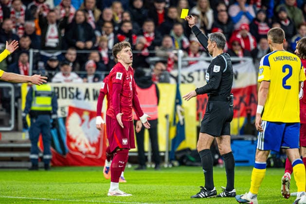 31.03.2026 SZTOKHOLM, STRAWBERRY ARENA, PILKA NOZNA (FOOTBALL) ELIMINACJE MISTRZOSTW SWIATA FIFA 2026 ( FIFA World Cup, WM, Weltmeisterschaft, Fussball 26 UEFA Qualifiers ) FINAL BARAZY SZWECJA - POLSKA ( SWEDEN - POLAND ) NZ OSKAR PIETUSZEWSKI SLAVKO VINCIC FOTO LUKASZ SKWIOT CYFRASPORT NEWSPIX.PL --- Newspix.pl  20260331CSLS0081