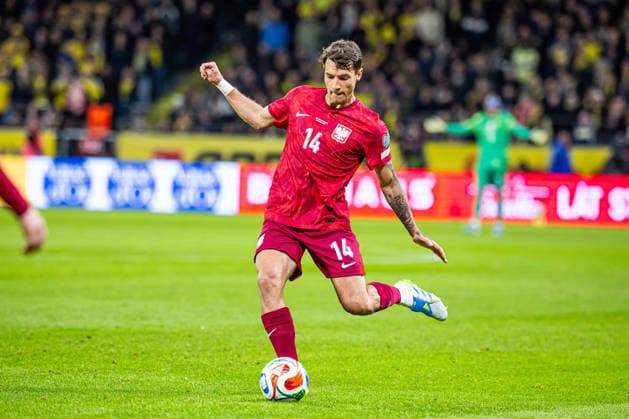 31.03.2026 SZTOKHOLM, STRAWBERRY ARENA, PILKA NOZNA (FOOTBALL) ELIMINACJE MISTRZOSTW SWIATA FIFA 2026 ( FIFA World Cup, WM, Weltmeisterschaft, Fussball 26 UEFA Qualifiers ) FINAL BARAZY SZWECJA - POLSKA ( SWEDEN - POLAND ) NZ JAKUB KIWIOR FOTO LUKASZ SKWIOT CYFRASPORT NEWSPIX.PL --- Newspix.pl  20260331CSLS0086