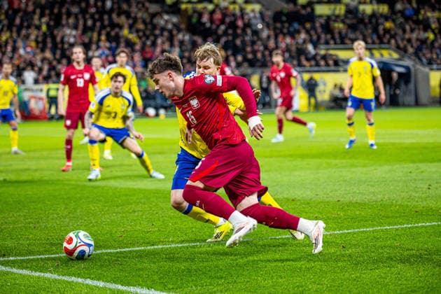 31.03.2026 SZTOKHOLM, STRAWBERRY ARENA, PILKA NOZNA (FOOTBALL) ELIMINACJE MISTRZOSTW SWIATA FIFA 2026 ( FIFA World Cup, WM, Weltmeisterschaft, Fussball 26 UEFA Qualifiers ) FINAL BARAZY SZWECJA - POLSKA ( SWEDEN - POLAND ) NZ OSKAR PIETUSZEWSKI FOTO LUKASZ SKWIOT CYFRASPORT NEWSPIX.PL --- Newspix.pl  20260331CSLS0094