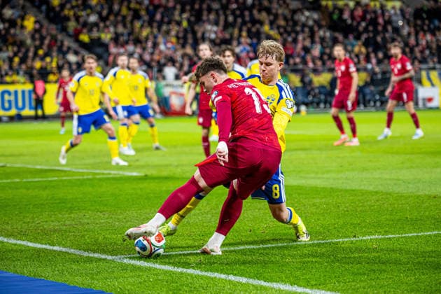 31.03.2026 SZTOKHOLM, STRAWBERRY ARENA, PILKA NOZNA (FOOTBALL) ELIMINACJE MISTRZOSTW SWIATA FIFA 2026 ( FIFA World Cup, WM, Weltmeisterschaft, Fussball 26 UEFA Qualifiers ) FINAL BARAZY SZWECJA - POLSKA ( SWEDEN - POLAND ) NZ OSKAR PIETUSZEWSKI FOTO LUKASZ SKWIOT CYFRASPORT NEWSPIX.PL --- Newspix.pl  20260331CSLS0095