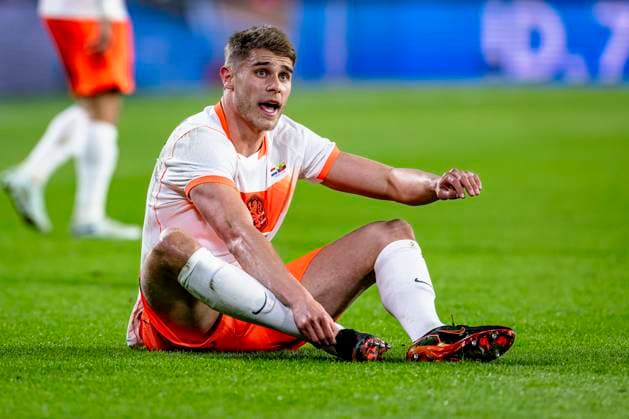 EINDHOVEN Micky van de Ven of the Netherlands during the friendly international match between the Netherlands and Ecuador on March 31, 2026, at Philips Stadium, Netherlands Photo by Stefan Koops EYE4IMAGES DeFodi Images
