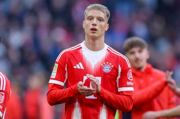 Erblin Osmani FC Bayern Muenchen looks dejected, Bundesliga, FC Bayern München v 1 FC Union Berlin, Allianz Arena on March 21, 2026 in Munich, Germany Photo by Marco Steinbrenner DeFodi Images Erblin Osmani FC Bayern Muenchen looks dejected, Bundesliga, FC Bayern München v 1 FC Union Berlin, Allianz Arena, March 21, 2026 in Munich, Germany Photo by Marco Steinbrenner DeFodi Images DFL regulations prohibit any use of photographs as image sequences and or quasi video