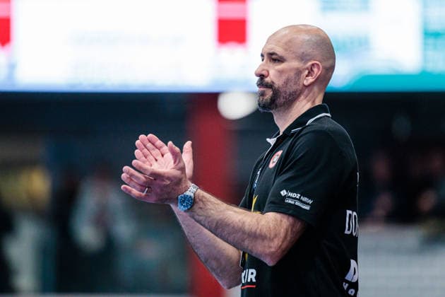 Davor Dominikovic TuS N Luebbecke, Coach GER, TuS N Luebbecke vs HSC 2000 Coburg, Handball, 2 Bundesliga, Matchday 26, Season 2025 2026, 02 04 2026 GER, TuS N Luebbecke vs HSC 2000 Coburg, Handball, 2 Bundesliga, Matchday 26, Season 2025 2026, 02 04 2026 Luebbecke Copyright: xEibner-Pressefoto JanxRollingerx EP_JSK