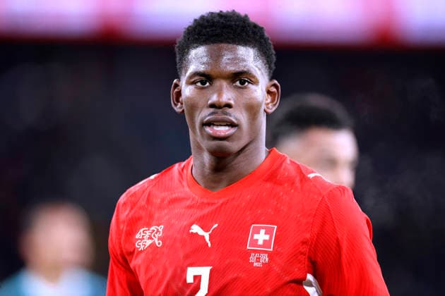EMBOLO Breel Team Switzerland Friendly Match SUI GER St Jakob Stadion Football Laenderspiel Schweiz Deutschland 3 4 am 27 03 2026 in Basel DFL REGULATIONS PROHIBIT ANY USE OF PHOTOGRAPHS as IMAGE SEQUENCES and or QUASI VIDEO Copyright: xLacixPerenyix