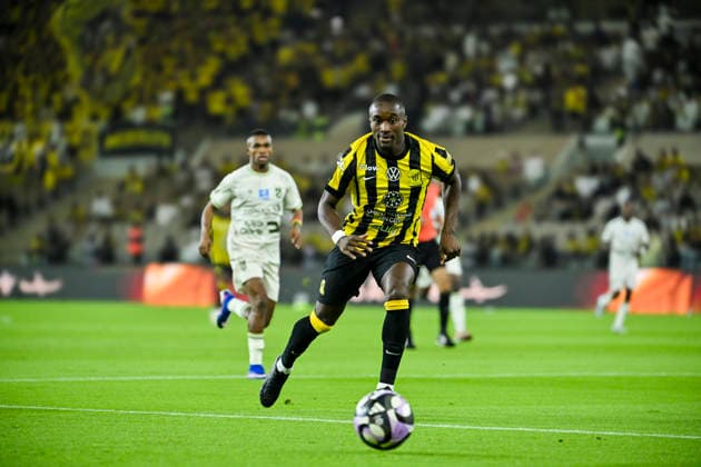 Saudi Arabia Football Saudi Pro League 2025 2026, Matchday 27 Al Ittihad FC vs Al Hazem Prince Abdullah Al Faisal Sports City Stadium Saudi Arabia Moussa Diaby Ittihad FC, 19 Copyright: xAlixIssax