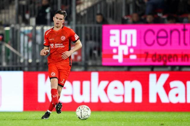 ALMERE , 03-04-2026 , Yanmar stadium , season 2025 2026 , Dutch Keuken Kampioen Divisie football , match between Almere City and TOP Oss , Picture shows Almere City FC player Boyd Reith Almere City - TOP Oss  x202818851x Copyright: