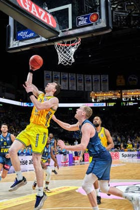Justin Bean Alba Berlin, 34 , GER, ALBA Berlin vs EWE Baskets Oldenburg, Basketball Men, easy Credit BBL, Season 2025 2026, 28 Matchday, 05 04 2026 GER, ALBA Berlin vs EWE Baskets Oldenburg, Basketball Men, easy Credit BBL, Season 2025 2026, 28 Matchday, 05 04 2026 Berlin Copyright: xClaudiusxRauch,xEibner-Pressefotox xClaudiusxRauchx EP_CRH