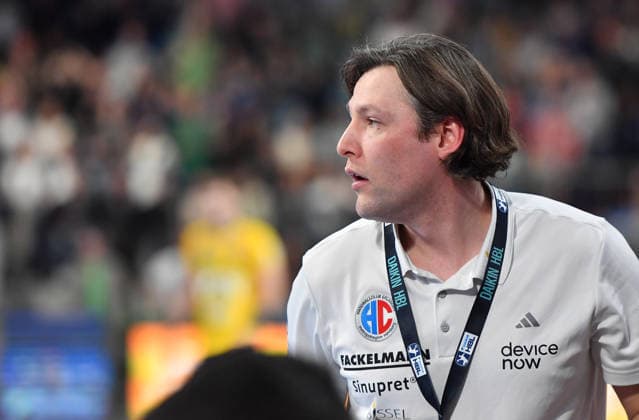 05 04 2026 Handball 1 Bundesliga DAIKIN HBL Season 2025 2026 27 Matchday HC Erlangen Metropolregion Nürnberg HCE Rhein Neckar Löwen OGo xogox Johannes Sellin Coach HC Erlangen HCE