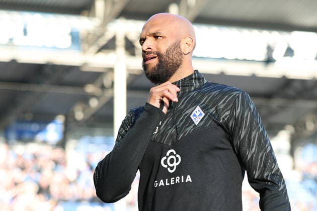 07 04 2026, xrekx, Fußball 3 Liga, SV Waldhof Mannheim TSG Hoffenheim U23 v l Terrence Boyd SV Waldhof Mannheim Warmup warm up warm up before the match DFL DFB REGULATIONS PROHIBIT ANY USE OF PHOTOGRAPHS as IMAGE SEQUENCES and or QUASI VIDEO Mannheim