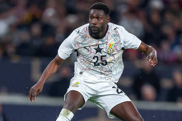 30 03 2026, Football, International match, Germany Ghana, MHP Arena Stuttgart , Season 2025 2026 Derrick Luckassen Ghana 25 DFB regulations prohibit any use of photographs as image sequences and or quasi video Baden Württemberg Germany