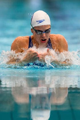 260410 Olivia Klint Ipsa of Sweden competes in women™s 50 meter breaststroke final during day 2 of Swim Open on April 10, 2026 in Stockholm Photo Emma Wallskog BILDBYRAN kod EW EW0661 swimming swimming svomming swim open day 2 bbeng  Copyright: EMMAxWALLSKOG BB260410EW029