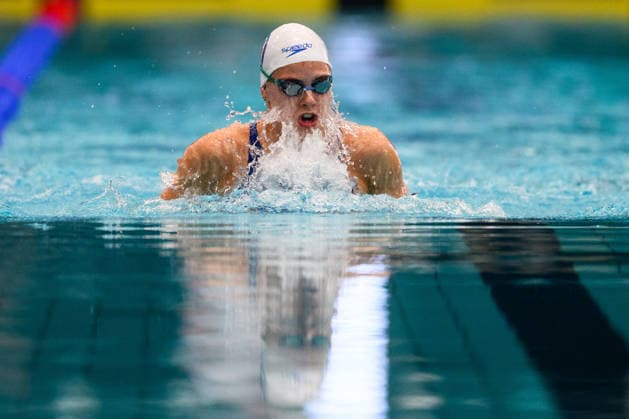 260410 Olivia Klint Ipsa of Sweden competes in women™s 50 meter breaststroke final during day 2 of Swim Open on April 10, 2026 in Stockholm Photo Emma Wallskog BILDBYRAN kod EW EW0661 swimming swimming svomming swim open day 2 bbeng  Copyright: EMMAxWALLSKOG BB260410EW030
